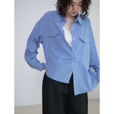 《予約販売》handsome daily shirt/2colors_nb0434