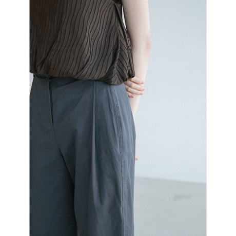 《予約販売》tuck accent oval light pants/2colors_np1312