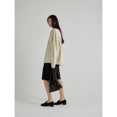 【 RESTOCK 】 - AUTHENTIC series - vintage like over washed shirt/écru_an0044