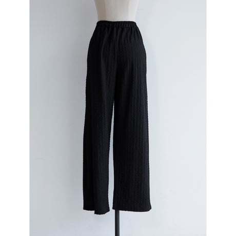 《予約販売》jacquard accent easy wide pants/2colors_np1307