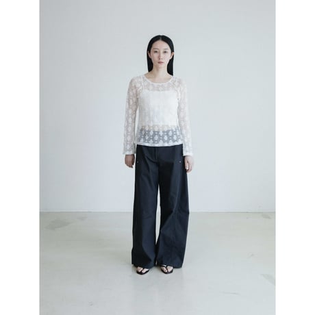 《予約販売》accent oval cotton light pants/2colors_np1310