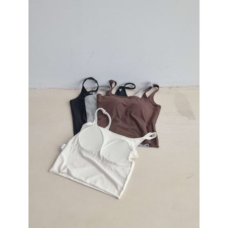 《予約販売》accent cup in bra camisole/4colors_nt2606