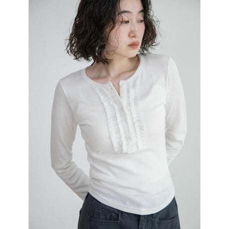《予約販売》pleats accent lib tops/3colors_nt2690