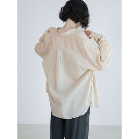 《予約販売》cotton over daily shirt/2colors_nb0406