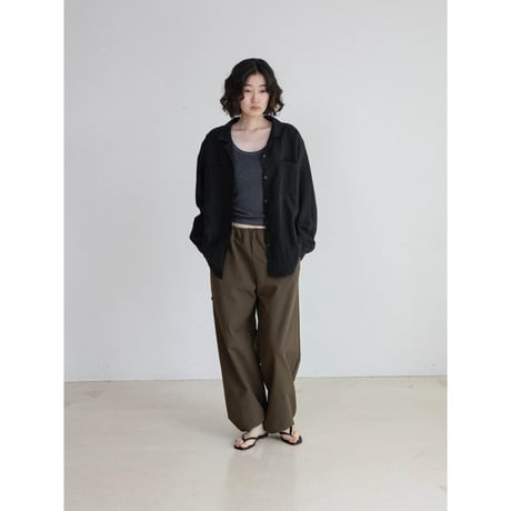 《予約販売》open collar washer shirt/3colors_nb0430