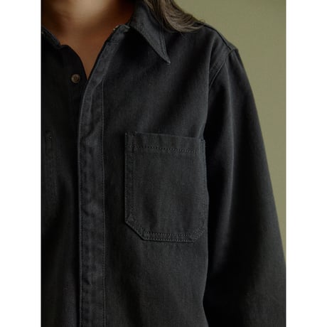 【NOKCHA original】mannish denim shirt jacket/2colors_no0542