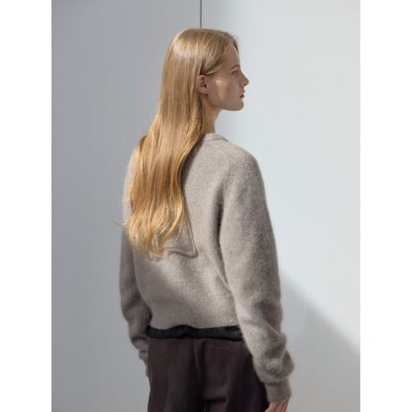 - AUTHENTIC series - cashmere raccoon rich knit pullover/graige_an0064