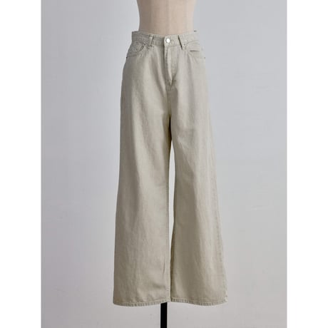 《予約販売》accent light cotton pants/2colors_np1276