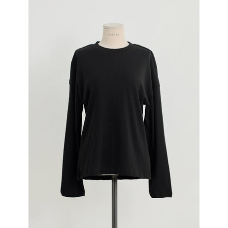 【NOKCHA original】accent simply tops/3colors_nt2697