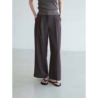 《予約販売》tuck light material pants/2colors_np1309