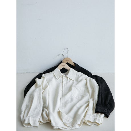 《予約販売》jacquard accent over shirt/2colors_nb0411