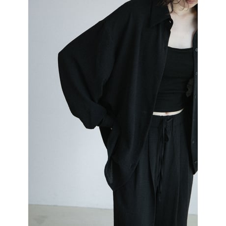 《予約販売》soft sheer over shirt/2colors_nb0413