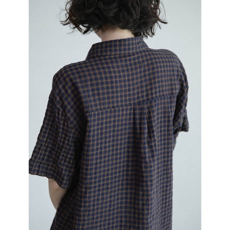 《予約販売》check half shirt_nb0410