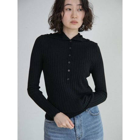 《予約販売》damage sheer knit cardigan/2colors_nt2695