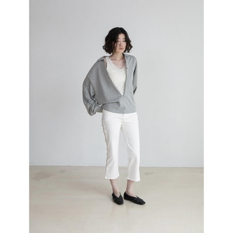 《予約販売》open collar tops/2colors_nt2682