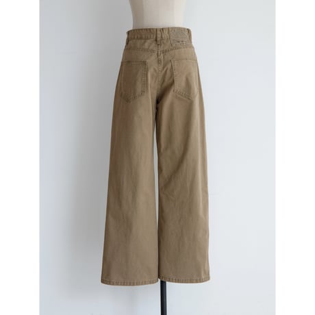 《予約販売》washing mannish cotton pants/2colors_np1298