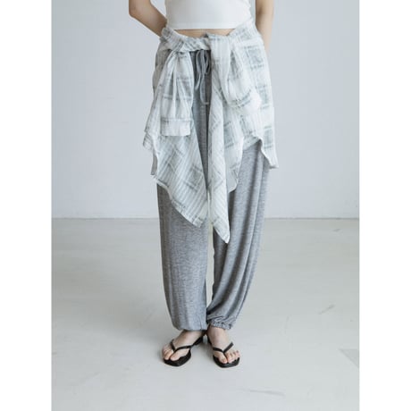 《予約販売》check sheer over shirt/2colors_nb0419