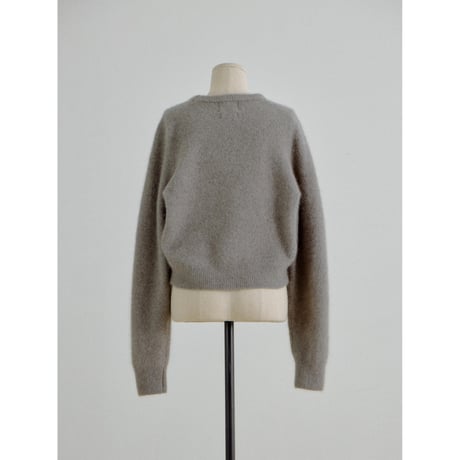 - AUTHENTIC series - cashmere raccoon rich knit pullover/graige_an0064