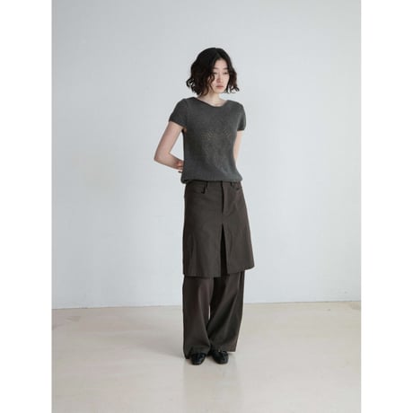 《予約販売》punching knit tops/2colors_nt2674