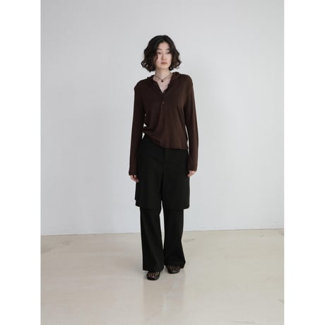 《予約販売》docking skirt pants/2colors_np1291