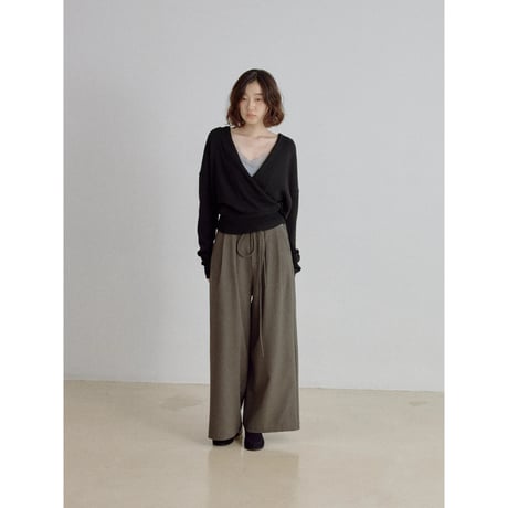 《予約販売》cache-coeur minimal knit tops/2colors_nt2707