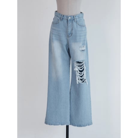 《予約販売》clash wide jeans_nj0153