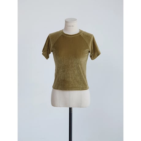 《予約販売》velours sheer raglan tee/3colors_nt2661