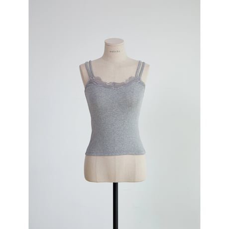 《予約販売》double shoulder lace camisole/2colors_nt2683