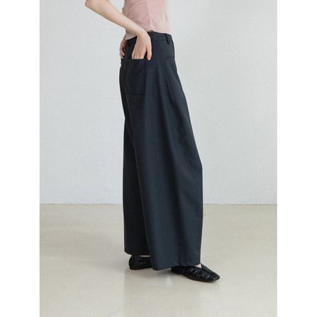 《予約販売》accent silky pants/2colors_np1332