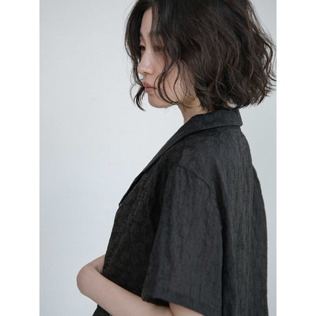 《予約販売》jacquard pattern shirt/2colors_nb0423