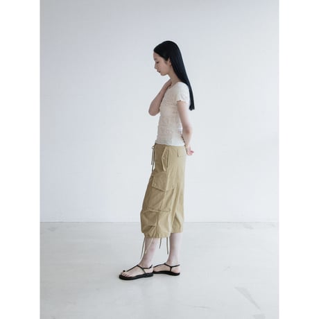 《予約販売》jacquard accent stretch tops/2colors_nt2649