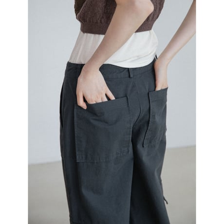 《予約販売》silhouette painter twill pants/2colors_np1321