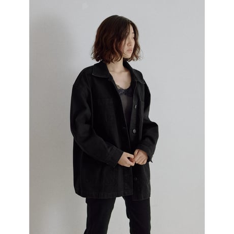 《予約販売》ashed denim jacket/2colors_no0542