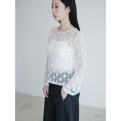 《予約販売》jacquard accent knit tops/2colors_nt2650