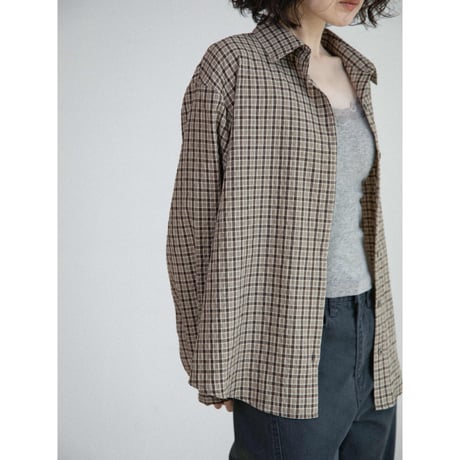 《予約販売》2way check shirt/2colors_nb0432
