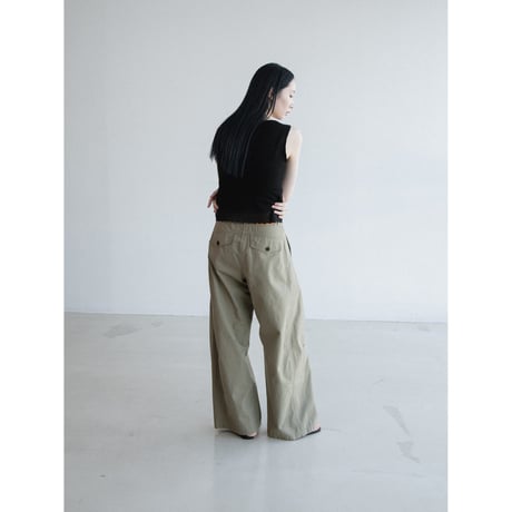 《予約販売》accent oval cotton light pants/2colors_np1310