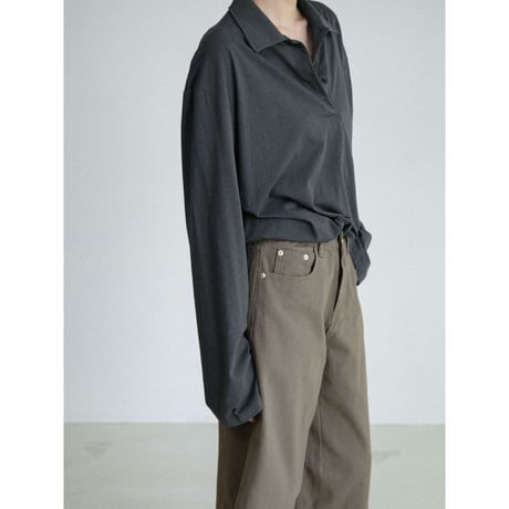 《予約販売》sheer button fly tops/3colors_nt2630