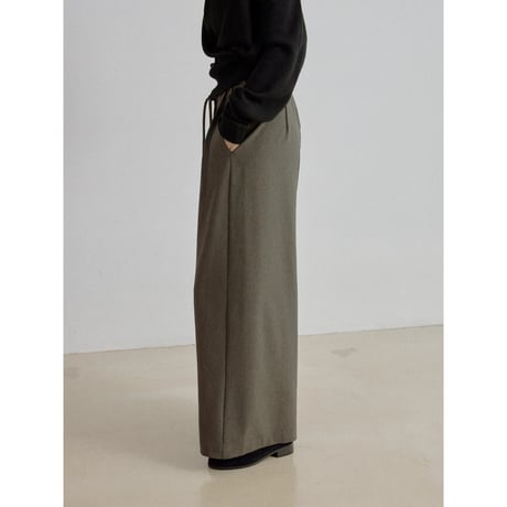 《予約販売》tuck accent rich wide pants/2colors_np1340