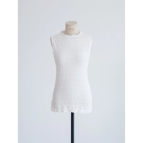 《予約販売》jacquard sleeveless/2colors_nb0399