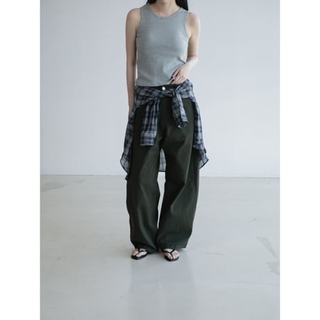 《予約販売》accent check mannish shirt/2colors_nb0420