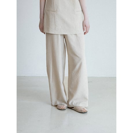 《予約販売》jacquard accent wide pants/2colors_np1300