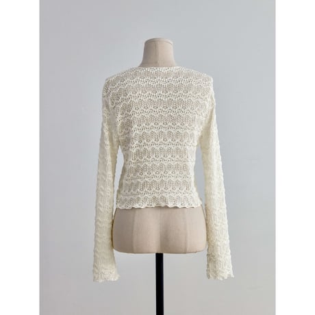 《予約販売》summer knit jacquard cardigan_nt2610