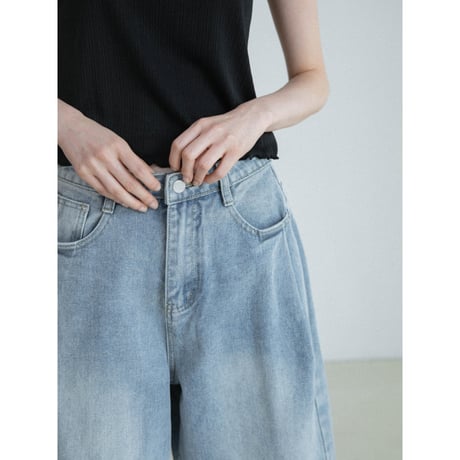 《予約販売》bermuda denim pants_nj0196
