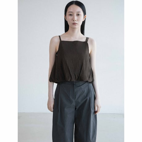 《予約販売》pleats glossy camisole/2colors_nt2633