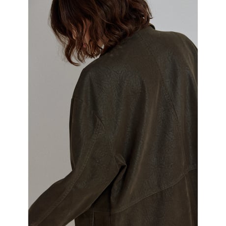 《予約販売》suède like mannish jacket/2colors_no0545