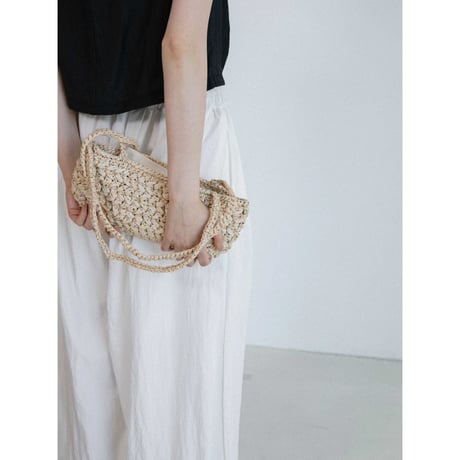 《予約販売》pouch set straw bag/2colors_na0805