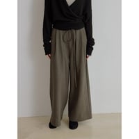 《予約販売》tuck accent rich wide pants/2colors_np1340