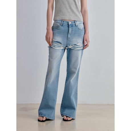 《予約販売》docking damage jeans_nj0194