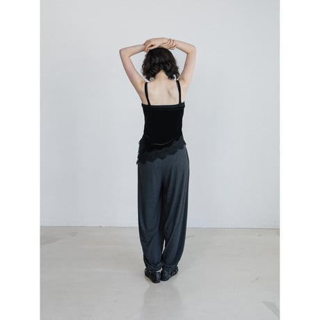 《予約販売》lacy velours camisole/2colors_nt2656