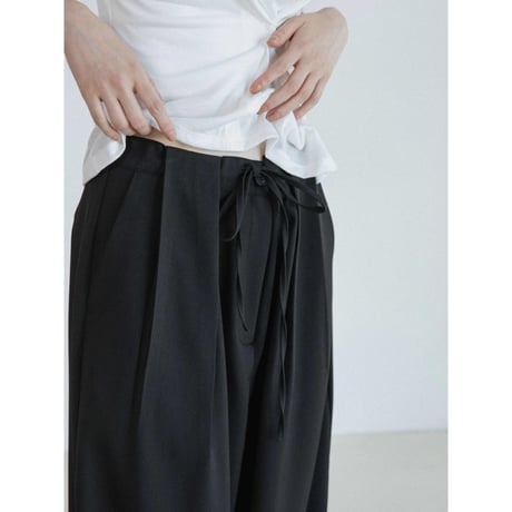 《予約販売》waist accent wide pants/2colors_np1285